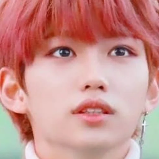 person human face lip