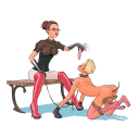 Стикер FemDom BDSM - Wch - 6