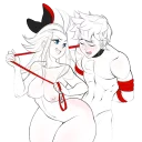 Стикер FemDom BDSM - Wch - 7