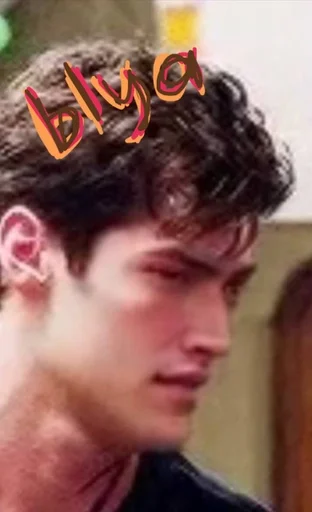 text person human face