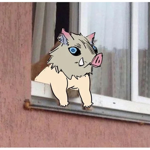 мультфильм здание окно