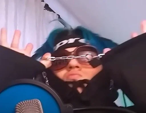 person headphones indoor