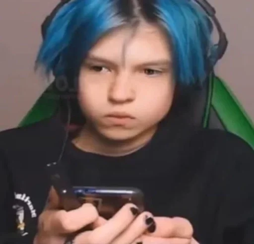 person human face bangs