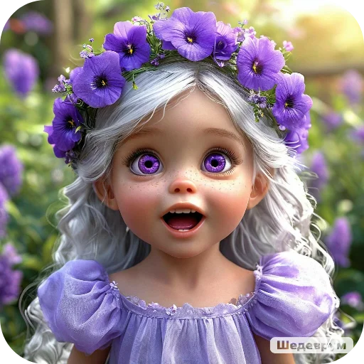 Стикер Fialka128 - 1