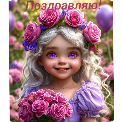 Стикер Fialka128 - 1