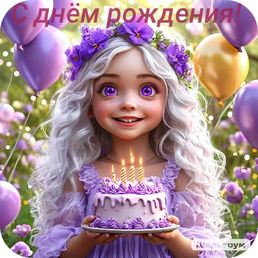 Стикер Fialka128 - 1