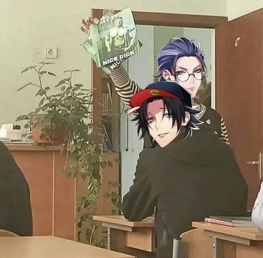 человеческое лицо одежда аниме