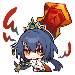 Стикер Поединок под лазурным небосводом｜@honkaistarrailofficial - 8