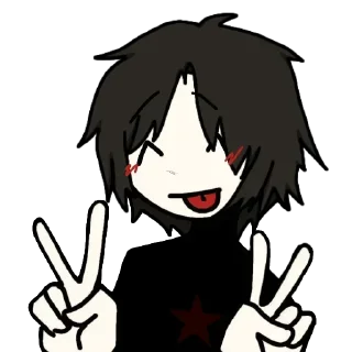 Sticker Гуль котик🌹 - 8