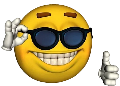 goggles smile sunglasses