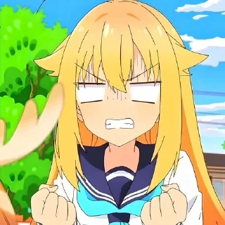 Стикер Олениха Нокотан @anime_sticks - 5