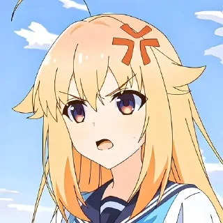 Стикер Олениха Нокотан @anime_sticks - 11