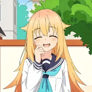 Стикер Олениха Нокотан @anime_sticks - 2