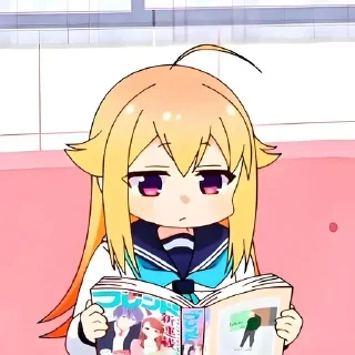 Стикер Олениха Нокотан @anime_sticks - 1