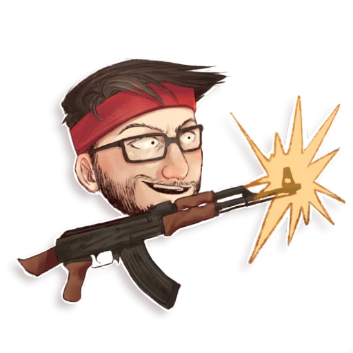 Sticker Flackjk chort👺 - 6