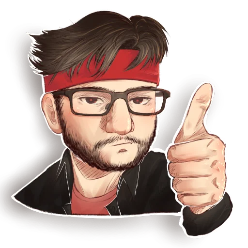 Sticker Flackjk chort👺 - 2