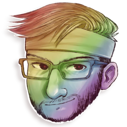 Sticker Flackjk chort👺 - 1