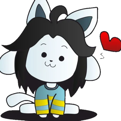 Sticker ᴛᴇᴍᴍʏ ʙʏ : : @stickers_undertale - 8