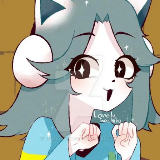 Sticker ᴛᴇᴍᴍʏ ʙʏ : : @stickers_undertale - 7