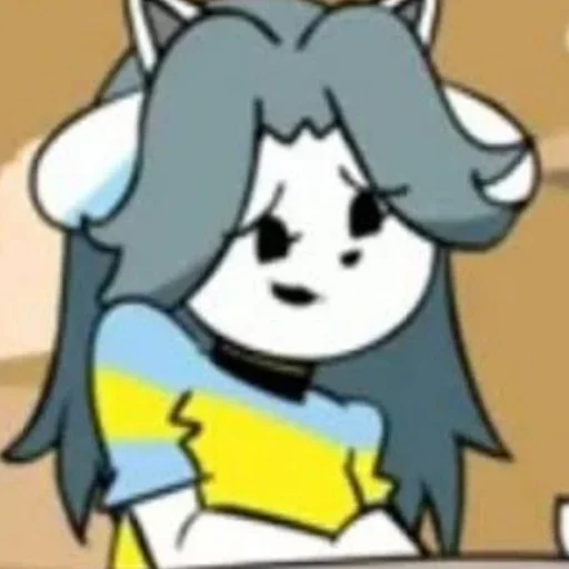 Sticker ᴛᴇᴍᴍʏ ʙʏ : : @stickers_undertale - 5