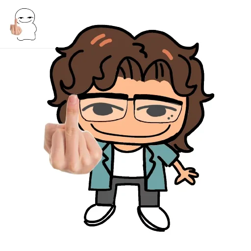 Sticker FlaksonchikHarrington - 1