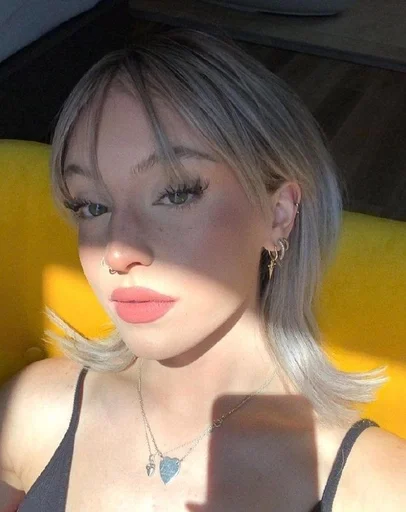 human face person lipstick