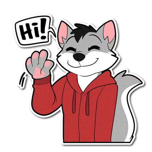 Стикер Flare Winterwolf - 2