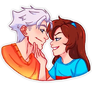 human face illustration animated cartoon