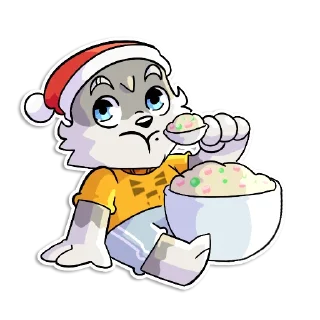 Стикер Новогодний Flazin - 10