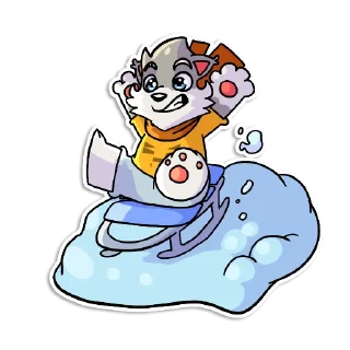 Стикер Новогодний Flazin - 5