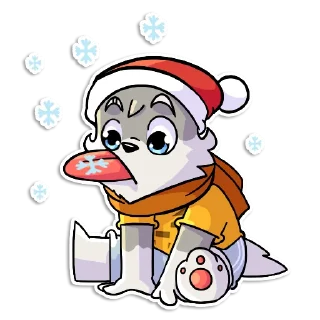 Стикер Новогодний Flazin - 7