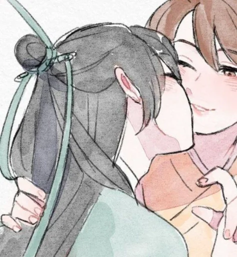 иллюстрация эскиз аниме