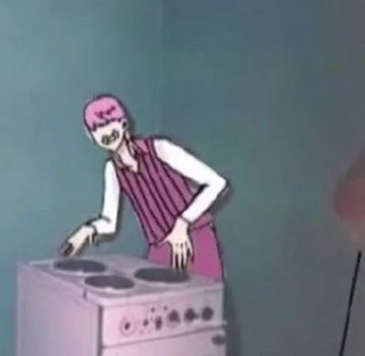 мультфильм эскиз стена