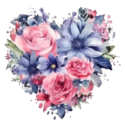 Sticker FlowerHeartPngMin - 1