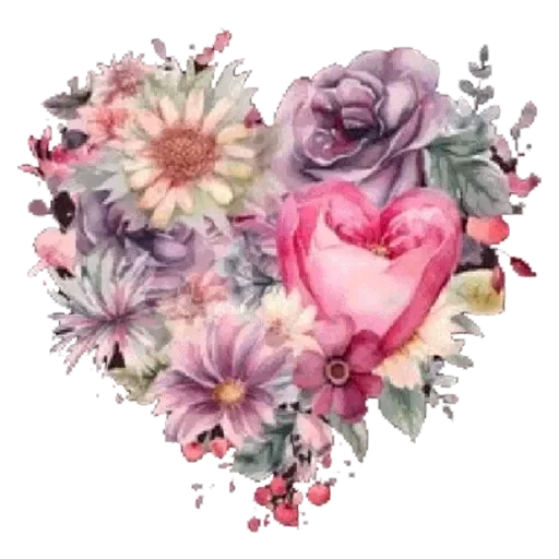 Стикер FlowerHeartPngMin - 1