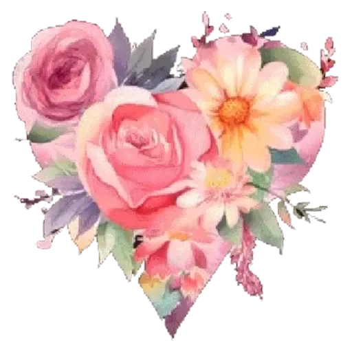 Стикер FlowerHeartPngMin - 1