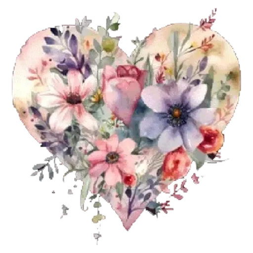 Стикер FlowerHeartPngMin - 1