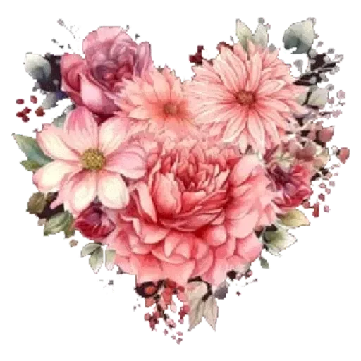 Стикер FlowerHeartPngMin - 1