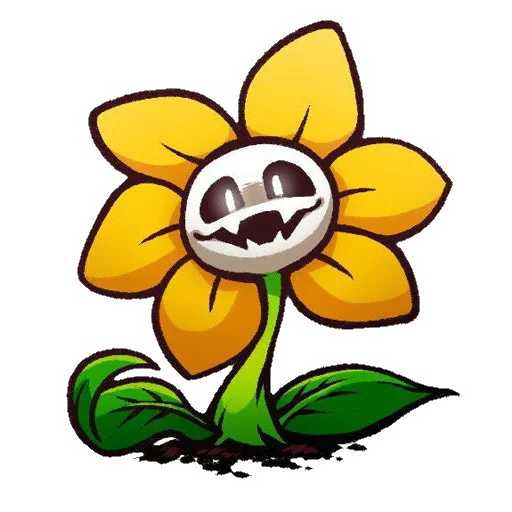 ғʟᴏᴡᴇʏ ʙʏ : @stickers_undertale - 