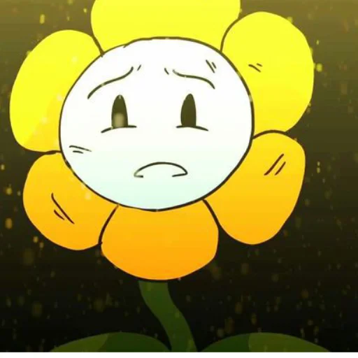 Стикер ғʟᴏᴡᴇʏ ʙʏ : @stickers_undertale - 8