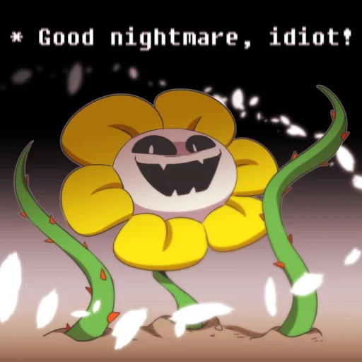 Стикер ғʟᴏᴡᴇʏ ʙʏ : @stickers_undertale - 4