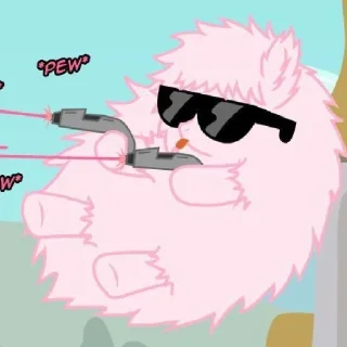 Стикер Fluffle Puff | @MLPstick - 10