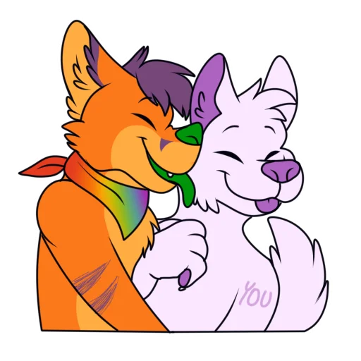 Sticker FluffyFoxy - 1