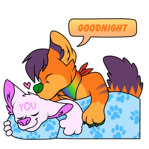 Sticker FluffyFoxy - 1