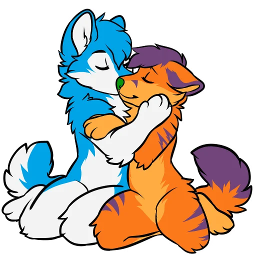 Стикер FluffyFoxy - 1