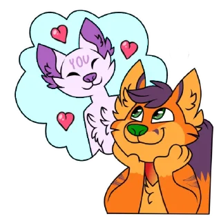 Стикер Fluffy Foxy - 5