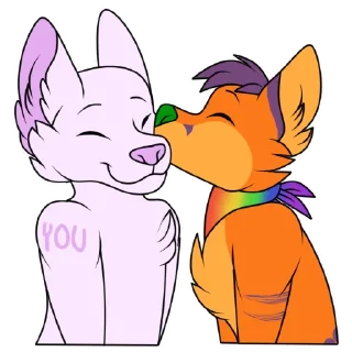 Стикер Fluffy Foxy - 10