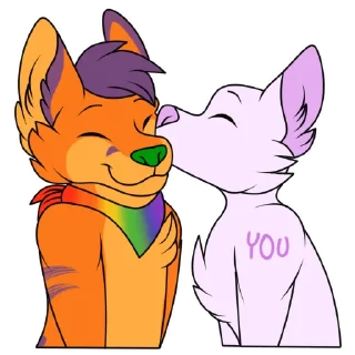 Стикер Fluffy Foxy - 4