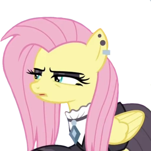 Стикер FluttershyGothmlpbots - 1