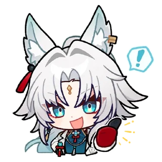 Стикер Крылатый Зверь и на волка охота｜@honkaistarrailofficial - 11